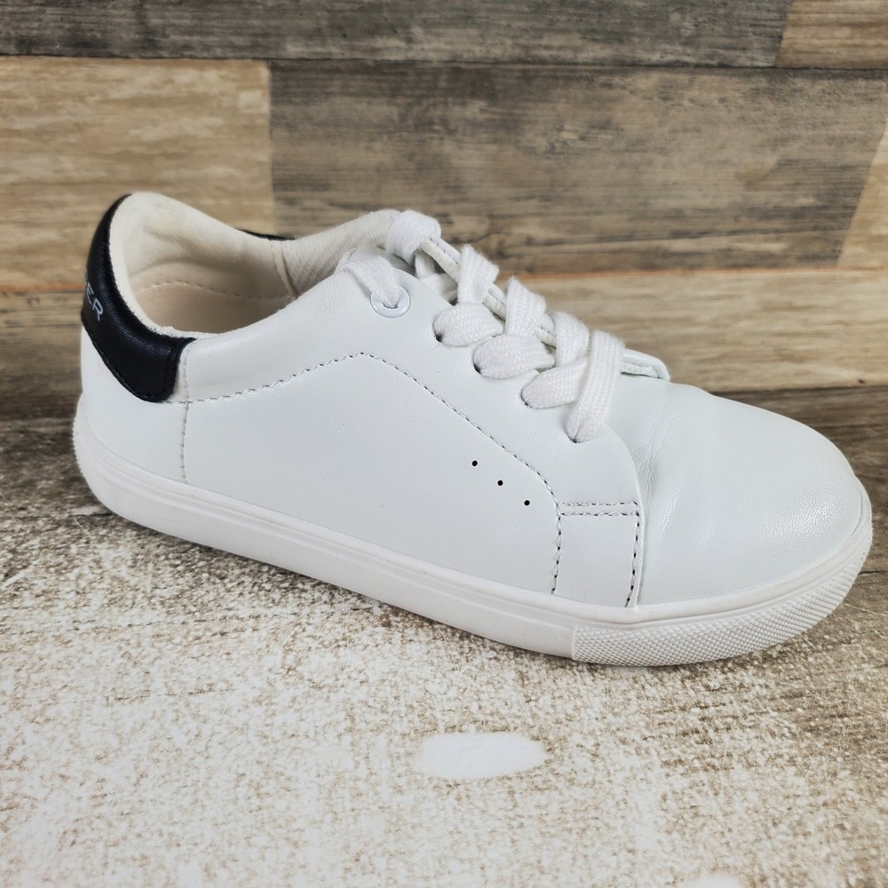Kurt‎ Geiger Mini Laney Toddler Shoes Sz 12 M White Leather Lace Up Sneakers